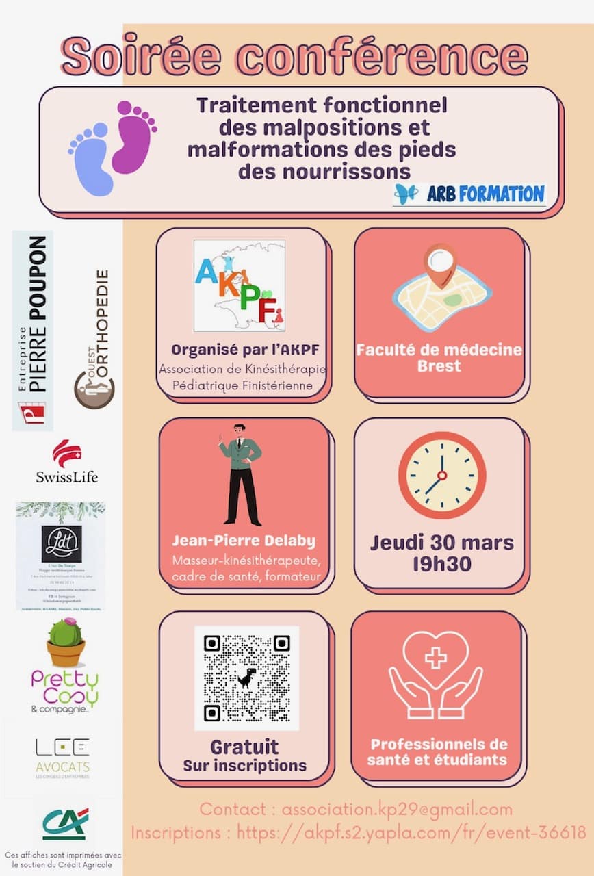 Traitement fonctionnel des malpositions et malformations des pieds des nourisssons